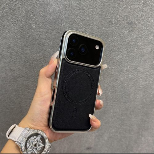 iPhone 17 Pro Max Premium Magnetic Shockproof TPU Case with Full Protection and Elegant Matte Finish Black – Anti Scratch, Anti Fingerprint, and Wireless Charging Compatible