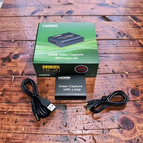 Stable Performance USB 20 Real Time Capture Device for OBS HDMI Video Capture Card with Loop Out