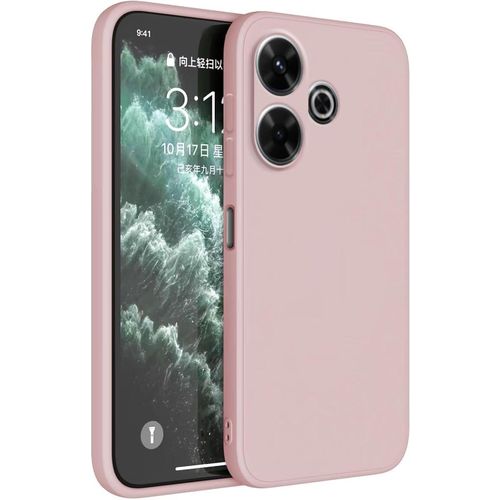 Soft Flexible Silicone Case for OPPO A3x Shockproof Anti-Scratch Slim TPU Protective Back Cover Beige