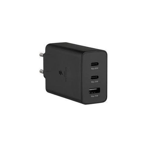 65W PD Power Adapter Trio 2 USB-C 1 USB-A Fast Charger for Laptop Tablet Phone