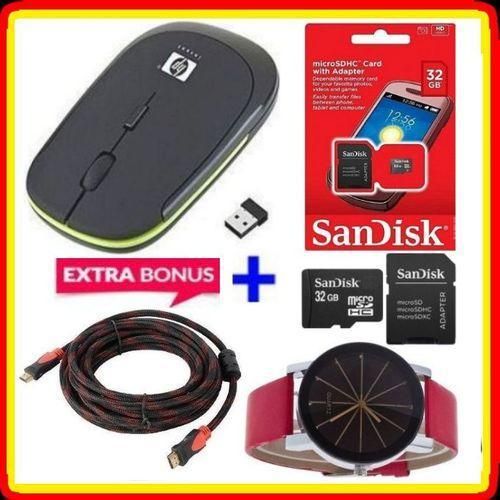 Wireless Mouse -Black + Extra Gifts.
