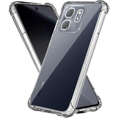 Infinix Hot 50i Clear Case, Transparent Shockproof Protective Phone Cover with Slim Fit and Scratch-Resistant Design