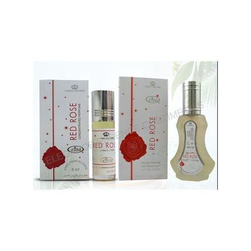 Al Rehab 50ml And 6ml Combined Red Rose Perfume