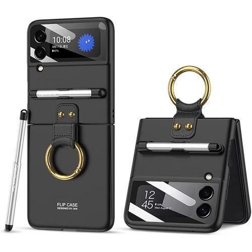Case For Samsung Z Flip 3 Case With S Pen, Galaxy Z Flip 3 Case With Ring