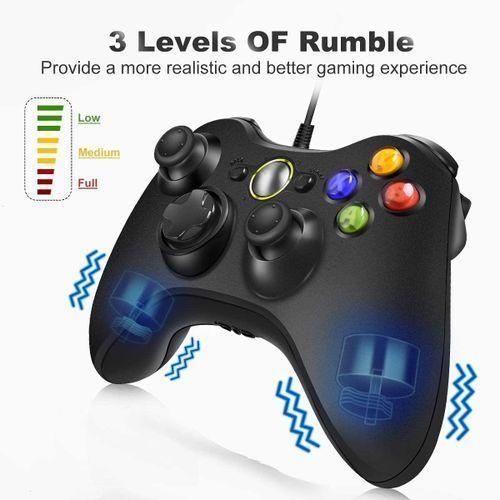 XBOX XBOX 360 Wired Controller-black