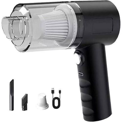 Rechargable 2in1 Vacuum Cleaner, 2-in-1 Wireless Car Vacuum Cleaner & Air Duster - Portable Handheld USB Rechargable, Portable Car Vacuum Cleaner, Mini Handheld Car Hoover, Cordless Car Duster Vacuum