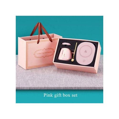 Electric Ceramic Cup Heater/Coffee Cup Warmer Set Gift Pack