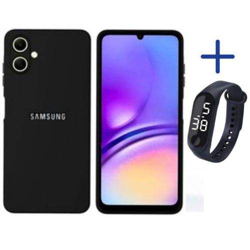 Galaxy A05 Cover Original Premium Silicone Heavy Duty Protection Phone Case Protective Cover LED3