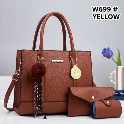 Xuanli Lisa 3-Piece Textured Handbag Set