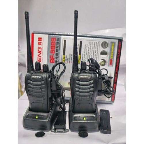 Rechargeable Long RangeBaofeng Walkie Talkies Bf-888s Two-Way Radios UHF Professional Communicator For Adults Handheld 2 Pack Walky Talky Set With Earpiece