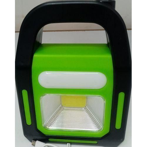 Light Recharge Green & Black Body, Work Light (solar Rechargeable Lamp).