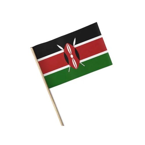 Kenyan Ceremony Mini Flag