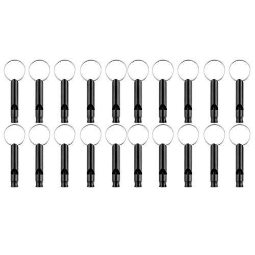 20 Pack Aluminum Whistle Sports Whistlewith Key