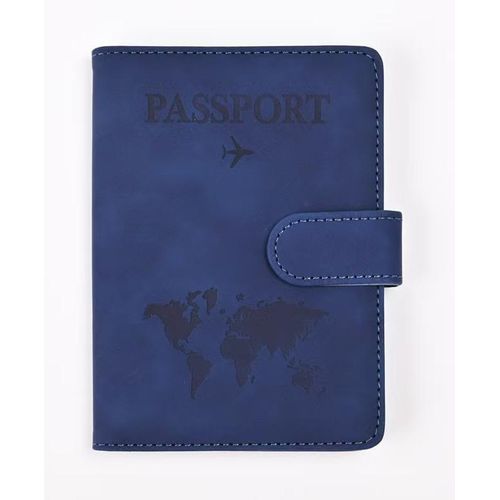 Leather Passport & Card Holder Wallet – Durable Travel Organizer