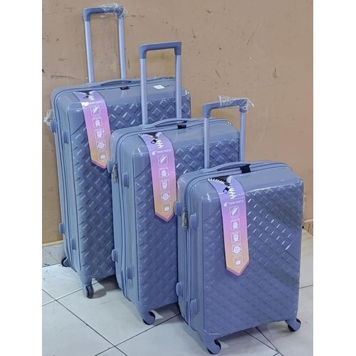 3IN1 UNBREAKABLE PP SIZE1 SUITCASES, (75cm, 69cm,59cm)
