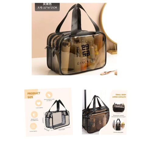 Cosmetic Bag Storage Transparent Bag Pvc Make up Bag Waterproof