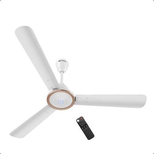 56-Inch Ceiling Fan - Powerful, Quiet, Reversible Motor, Integrated Light, Easy Installation-ivory