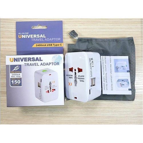 Universal Travel Plug Adapter Multi Socket Charger Converter for UK EU US and Australia