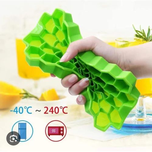 37-Grid Silicone Ice Cube Tray – Flexible Non-Stick Ice Mold