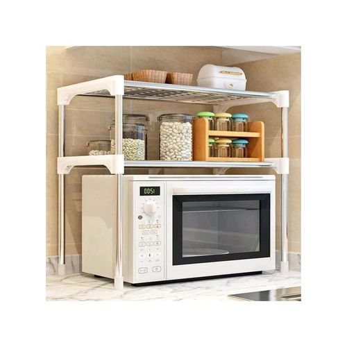 Adjustable Microwave Organizer / Stand-Quite Elegant