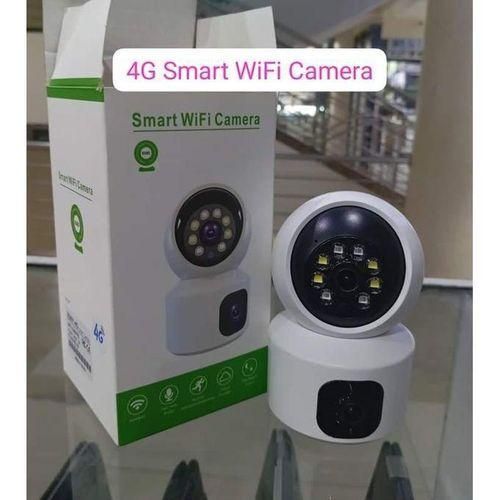 Intelligence SIM Card 4G Camera Indoor Dual Lens Mini IP Camera 3K 6MP WIFI Wireless Security Night Vision Camara Video Surveillance V380 app