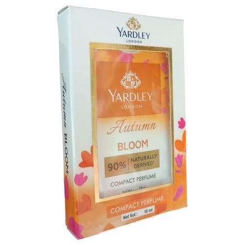 Yardley London AUTUMN BLOOM COMPACT PERFUME 90% Naturally Derived Deodorizing ALL DAY FRESHNESS