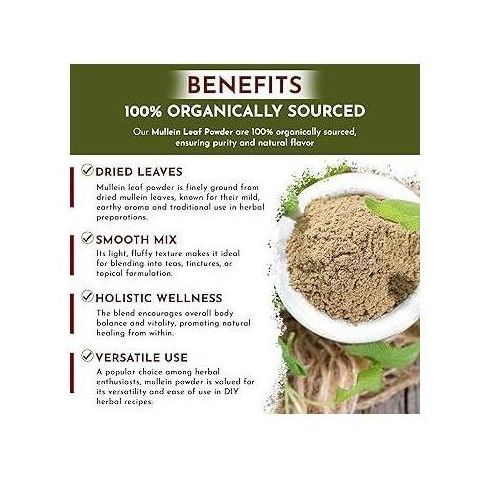 Mullein Powder from Mullein leaf extract