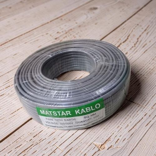 15MM 90 Metres Reliable Performance Twin With Earth Flat Electrical Wiring Cable