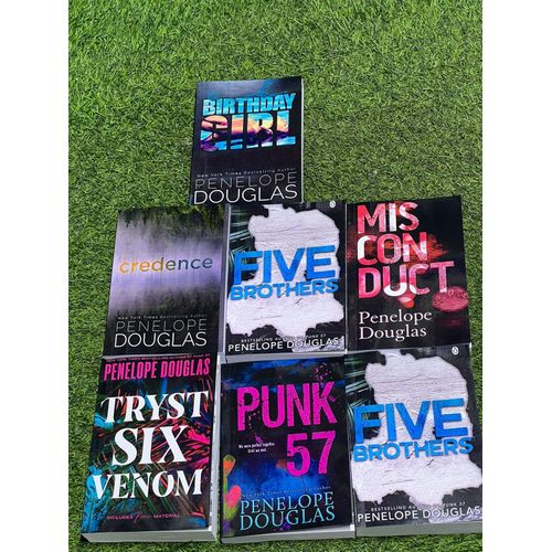 Birthday Girl Credence Misconduct Tryst Six Venom Punk 57 Books by Penelope Douglas Five Brothers By Kristina Weaver And Five Brothers By Kristina Weaver