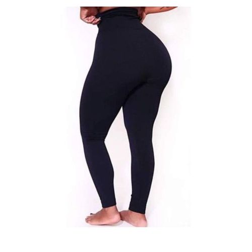 Black high waist Ladies cotton tights -free size fitting for 6-16