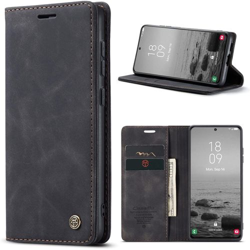 CaseMe Premium PU Leather Wallet Flip Case for Samsung A15 – Magnetic Stand, Card Holder & Full Protection