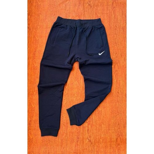 Unisex cotton navy blue sweatpants