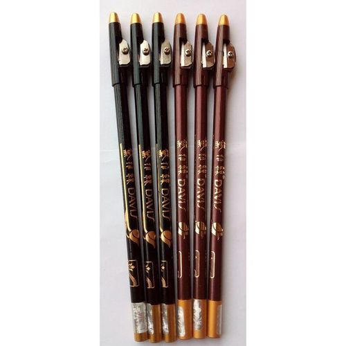 Eyebrow, Eyeliner & Lip Liner Pencils 6 PCS Colour No. 1 & 18