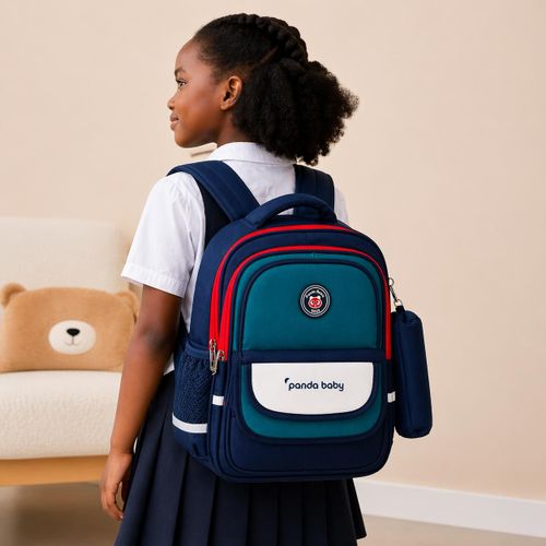 Kids School Backpack with Pencil Case – Durable Bag with Bottle Pocket (Ages 3–7)