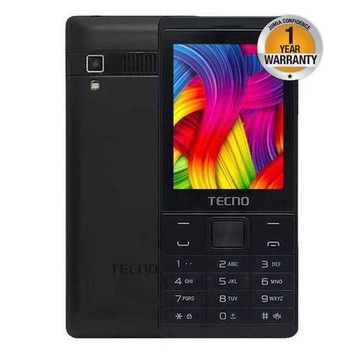Tecno T528 ,,16MB + 8 MB ,,2500 mAh,,FM,,,(Dual SIM) - Black