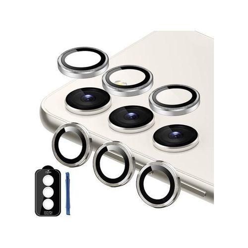 Silver Metal Ring Camera Lens Protector For Samsung Galaxy S23 Plus