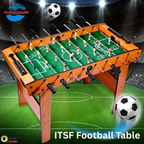 ITSF Pro Foosball Table - Tournament-Grade Build - Premium Wood Finish - Home & Lounge Series - 8 Rods / 11 Aside Soccer