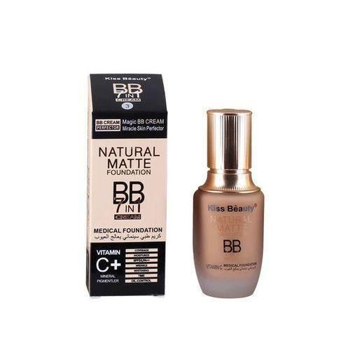 Kiss Beauty Bb Bb 7 In 1 Magic BB Cream Medical Natural Matte Coverage Foundation with SPF 50+++