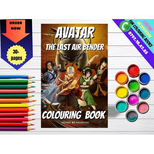 AVATAR- THE LAST AIR BENDER - COLOURING BOOK