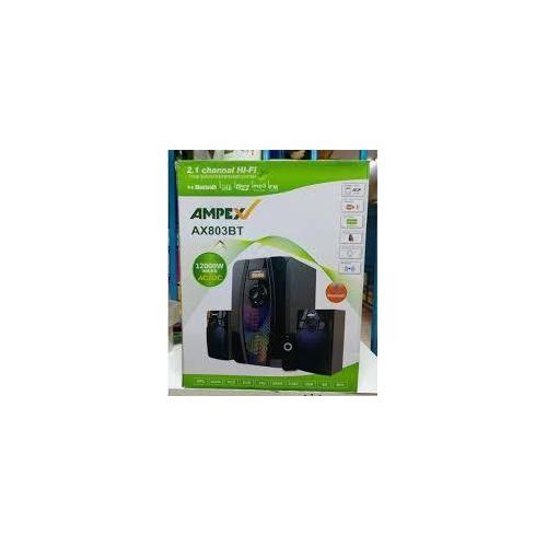 AX803BT 21-channel Multimedia Sound System 12000W PMPO with BluetoothACDC Input USB SD card AUX and FM tuner support Remote control