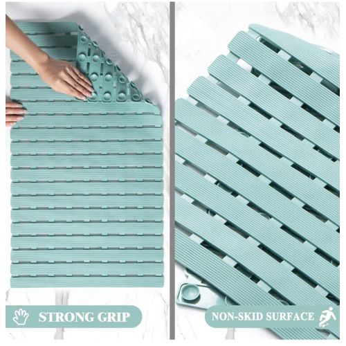 New Design Rectangular Anti Slip Mat Non-Skid Floor Mat for Home Office Bathroom Kitchen Durable Waterproof Safety Rug with Easy Clean Surface