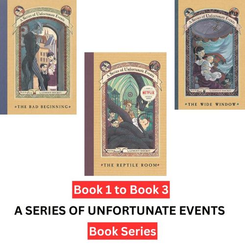 The Bad Beginning The Reptile Room And The Wide Window Books By Lemony Snicket