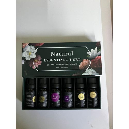 Premium Essential Oil Set 6 x 10ml Natural Fragrance Oils for Diffusers