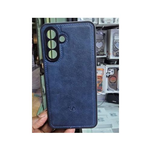 Galaxy A17 Retro Magnetic Faux Leather Protective Case With Camera Bumper Luxury Leather Cover