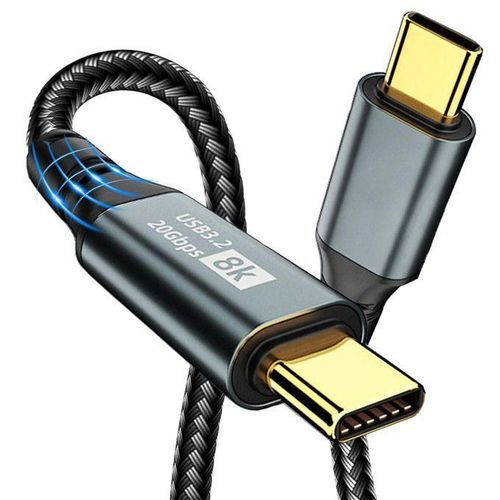 USB C Cable 3mtr, USB C 3.2 Gen2 Cable 8K60Hz Display 100W Charging 20Gbps Data Transfer Fulfunctional USB Type C Cord for iPhone 15/16 Pro Max Plus, MacBook, iPad Pro and More Type C Devices