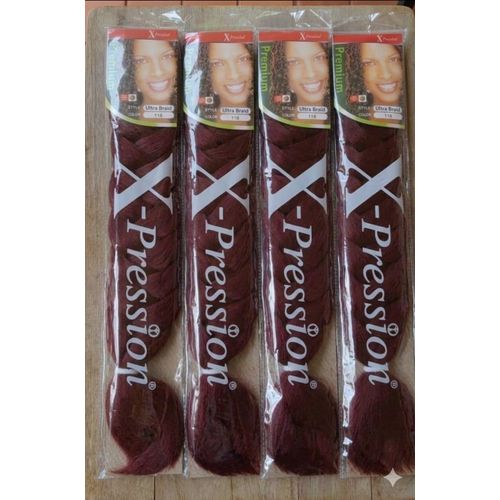 4 pack X-Pression Premium Ultra Braid