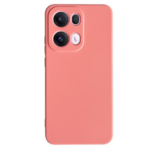 Original Soft Silicone Cover Case for Oppo Reno 13 – Flexible Shockproof Slim Back Cover - Pink
