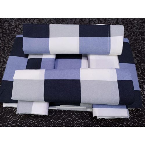 Quality Cotton Bedsheet Set 6 Pcs 2 Bedsheets 4 Pillowcases