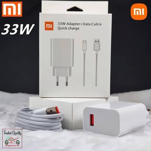 33W Super Fast Charger For Redmi Note 12 Pro 4G - White