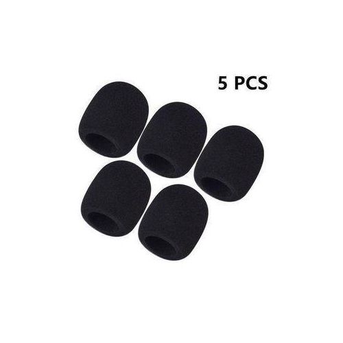 5Pcs Microphone Foam Thickened Handheld Stage Microphone Windscreen Foam Case Cover Protector For Meeting Mic